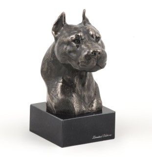 Amerykański Staffordshire terrier głowa na kamieniu Art-Dog